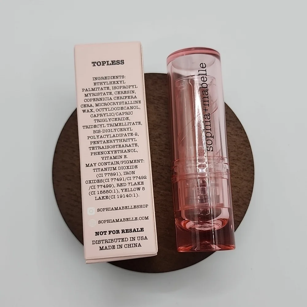 Sophia + Mabelle Hydrating Hybrid 2-in-1 Lipstick Balm - Topless